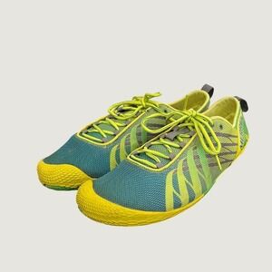 Merrell Vapor Glove Mens 12 Sulphur Springs Green Yellow Barefoot Shoes J41641